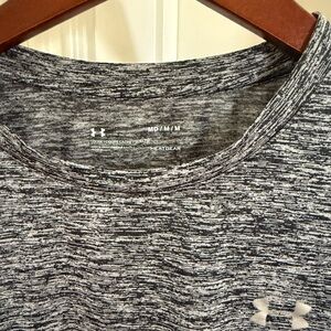 Under Armour Black and Gray Heather Performance Tee